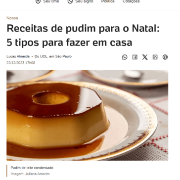 Receitas de pudim para o Natal: 5 tipos para fazer em casa – UOL