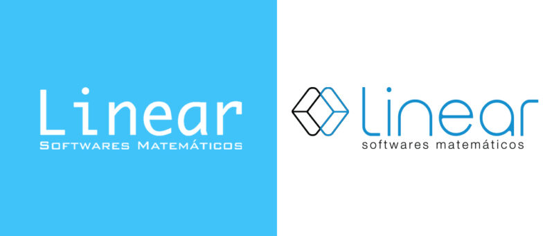 Linear - comparativo logomarca